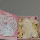 Tickle & Main Everybunny Prays - Praying Bunny Stuffed Animal - The Praying Musical Toy, Baptism & Christening Gifts for Girls, Babies & Toddlers on Easter & Christening (Pink, 7 in)