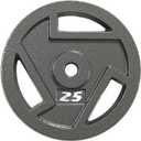 Signature Fitness Cast Iron Plate Weight Plate for Strength Training and Weightlifting, Olympic or Standard, Multiple Sizes (Standard (1-Inch Center))