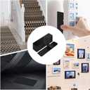 Hook and Loop Tape Sticky, 20 Sets, Black