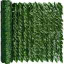 iCover Artificial Ivy Privacy Screen for Fence, 78x118in Strengthened Joint Prevent Leaves Falling Off, Faux Hedge Panels Greenery Vines, Decorative Fences for Outdoor, Garden