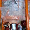 Forklift Safety Cage, 43 in x45 in Forklift Man Basket,1800 LBS Forklift Work Platform with Safety Harness & Lock,Forklift Aerial Platform 2-Man Collapsible Lift Basket for Lifting Loader (Orange)