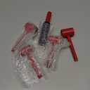 Upgraded Hinge Gap Adjustment Wrench Set, Heavy Door Hinge Adjustment Tool, 4 PCS Hinge Gap Adjusting Wrench, Tools used to adjust the gap between door chains and align door frames (Red - Unthreaded)