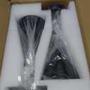 MWZ Modern Black Wall Sconces Lighting, 2 Pack Gold Rustic Lamp Fixture Farmhouse Simplicity Bronze Finish Arm Swing Industrial Wall Lights for Bedroom,Living Room,Reading,Kitchen