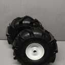 11x4.00-4" Tiller Tire and Wheel, 3/4" Axle Size, 3-1/8" Centered Hub, Compatible with Craftsman & Troy-Bilt Tiller Replacement, 2 Pack-11x4.00-4