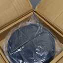 Bread Oven Cast Iron Bread Dutch Oven with Cloche Lid for Bread Baking Darkcyan Enameled Cast Iron Bread Oven with Dome Lid for Sourdough, 9.8 Inches