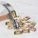 3 x uxcell M8 Half Moon Nuts Washers, 12 Pcs Iron Half Moon Nuts Spacer Washer, Spacer Connector Hardware Fittings, Bronze