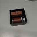 The Innovative Knife Sharpener - Patented Multi-Angle Premium Rolling Knife Sharpener with Extra Replacement Head for Chef's, Fruit, and All Steel Knives (Brown)