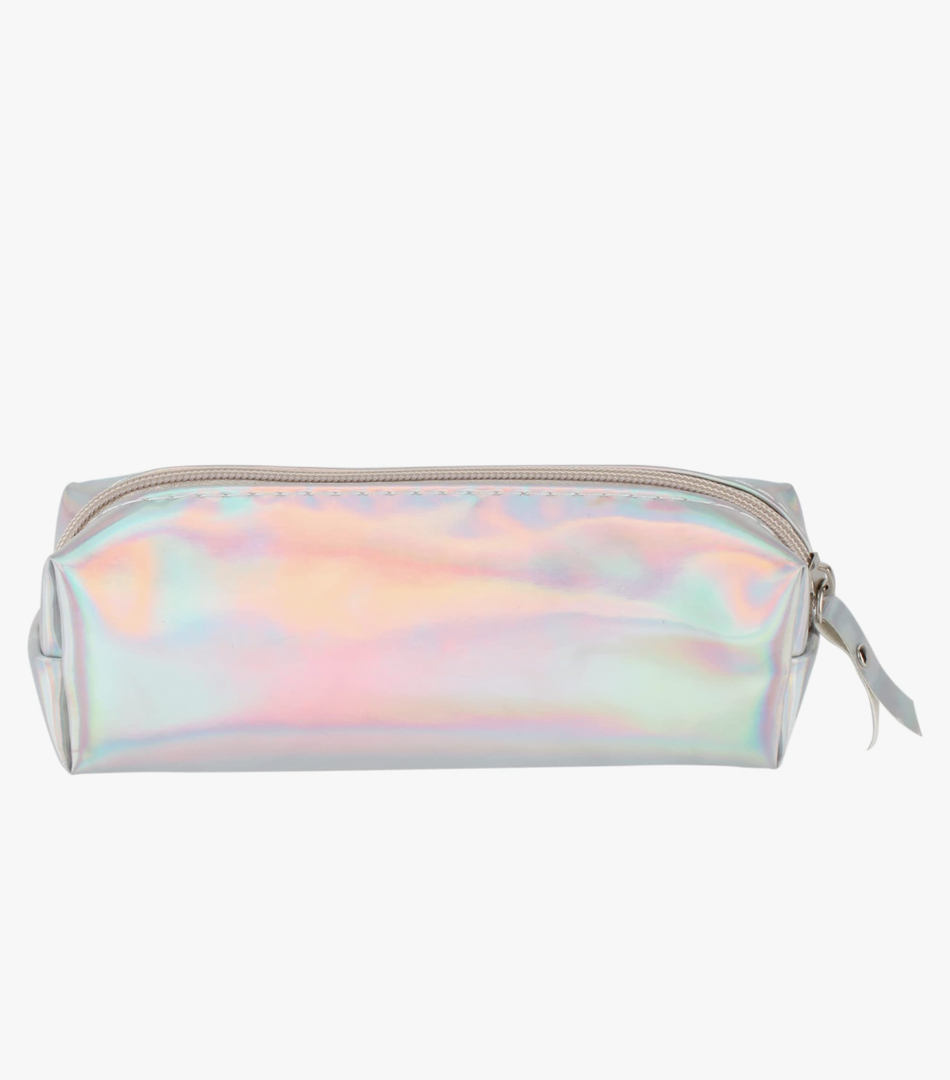 Aisa Pencil Case Holographic Zipper Pen Bags Cosmetics Bags