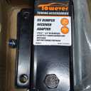 83801 Towever RV Bumper Hitch Receiver 2 inches Adapter for 4-4.5 inches Travel Trailer Rear Bumper