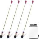 Upgraded DC97-16350U DC97-16350T Washer Suspension Rods for SAMSUNG WA50R5200AW/US, WA50R5400AV/US WA50R5400AW/US WA45T3200AW/A4 WA45H7000AW/A2 and WA45N3050AW/A4 Washing Machine 4pcs