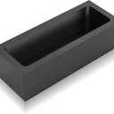 MMasters 5kg Premium Graphite Ingot Mold for Metal Casting - High-Purity Material for Gold, Silver, Aluminum, Copper, and Brass - Heat Resistant up to 1800/3272