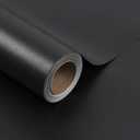 LaRibbons Black Wrapping Paper, 30 Inch x 33 Feet, Solid Color Pearly - Lustre Christmas Gift Wrap Paper Jumbo Rolls, Perfect for Holiday, Wedding, Valentine's Day, Birthday (Not a Full Roll)