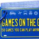 Games on the Go by Continuum Games - Portable Roadtrip Family Games to Challenge and Entertain for 2+ players , Blue