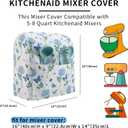 Stand Mixer Cover,Hydrangea Kitchen Mixer Cover Compatible With 5-8 Qt Kitchenaid Hamilton Mixers,Spring Summer Kitchen Decor,Kitchen Aid Mixer Covers,Pioneer Woman Kitchen Aid Mixer Assecories