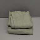 Sage Green Linen Curtains 63 Inch Length 2 Panels Set For Living Room, Bronze Grommet Semi Sheer Flax Light Filtering Boho Drapes Window Bedroom Curtains 63 Inch Long Kitchen Dining Room Light Green