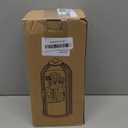 Emljkvp Makeup Brush Holder with Dustproof Cover 360 Rotating Makeup Brush Organizer for Vanity Bathroom, Pink