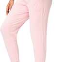G Gradual Women's Joggers High Waisted Yoga Pants with Pockets Loose Leggings for Women Workout, Athletic, Lounge (Pink, S)