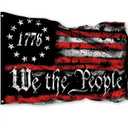 We The People 1776 Flag Double Sided 3x5 Outdoor Betsy Ross 13 Star American Constitution Flags Indoor Garden Decoration with 2 Grommets