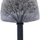 VITEVER Twist-On Cobweb Duster Head Brush, Fits Standard 3/4 inch Threaded Poles, Attachment Spider Web Duster Brush for Outdoor & Indoor Cleaning