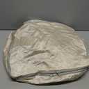 Comforter Storage Bag - Large Capacity Blanket Storage Bags 3-Layer Ultra Space Saving Self Compression Organizer, Washable Compression Bags for Storage Comforter Blanket, 2-Pack, Beige