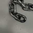 5 Pieces 6 Feet Halloween Chain Props Fake Halloween Plastic Chain Decorations for Prisoner Cosplay Chain Links for Halloween Party Haunted House Accessories
