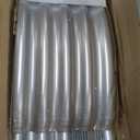 zizin 2 Pack Oval Galvanized Raised Garden Bed Kit 8x4x1ft Large Metal Planter Box for Outdoor Vegetables, Silver