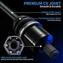 2PCS Rear Left & Right CV Axle Shaft Assembly, Premium CV Joint