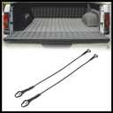 Pair Rear Tailgate Cables Lift Gate Support Straps Pickup for Dodge for Ram 1500 2500 3500 55276074AC Durable Material