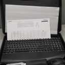 SABLUTE Wireless Keyboard and Mouse Combo, Rechargeable 4000mAh Light up Quiet Keyboard with Wrist Rest & Phone Holder, Ergonomic Silent Typing for PC/Mac/Laptop/Windows/Chrome OS (Black)