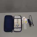 innoAura Switch Lite Case 18-in-1 Accessories Bundle for NS Switch Lite (2019), with Protective Carrying Case, Game Holder, Screen Protector & Cute Thumb Grips, Blue