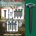Deer Repellent,Deer and Rabbit Repellent,Deer Repellent Devices,for Garden&Outdoor,Deer Repellent for Plants&Trees,Deer Deterrent,Solar Deer Repellent Devices,Sonic&Waterproof (4)