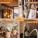 Natural Jute Rope 3/4 Inch x 50 FT (20mm)  Thick Twisted Jute Rope for Porch Swing, Railing, Landscaping & Rustic Home Dcor