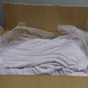 12 pk Round Spandex Tablecloths for 60inch Table, Stretchy Wrinkle Free 120inch Fitted 5FT Round Table Cloths Cover with Skirt for Wedding Party Birthday Banquet Engagement (60inch(12pack), White)