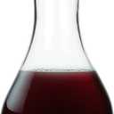 Lily's Home Unbreakable Wine Decanter, Premium Carafe is Made of Shatterproof Tritan Plastic, Ideal for Indoor and Outdoor Use, Reusable and Dishwasher-Safe, Crystal Clear (48 oz. Capacity)