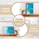 Natural 27x40 Picture Frame Lightweight yet Durable Frame Wall Hanging