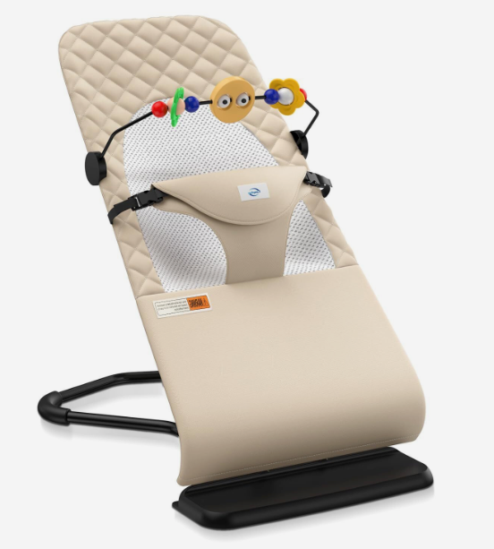 Bouncer Seat for Babies 0-12 Months, Baby Bouncer forBreathable and Comfortable
