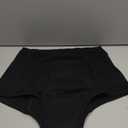 Wearever Women's Maximum Absorbency Incontinence Panty for Bladder Control - Washable, Reusable, Leak Proof Underwear for Women 600 ml - Single Panty (Black) (5X) (Fits Hip: 55-57")