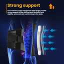 New Lower Back Brace for Men and Women, Lumbar Support with Adjustable Straps, Breathable & Heavy Duty, IV-Shaped Support for Sciatica Pain Relief, Posture Corrector for Rehabilitation, Work, Sports