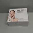 Red Light Therapy for Face, Led Face Mask Light Therapy, Anti-Aging Infrared Therapy for Wrinkles, Fine Lines, 7-1 Colors LED Facial Skin Care Mask (White)