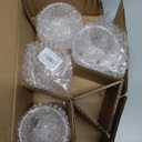 Happy Sales HSSC-6CLR2, Set of 6 Cold Glass Sake Cup Cups, Clear Glass