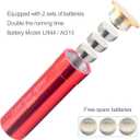Red Dot Laser Bore Sight, Bore Sight Lase for 20GA/20Gauge Caliber,Laser Boresighter with 2 Sets of Batteries for Hunting