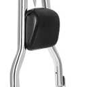 Detachable 29" Height Sissy Bar Passenger Backrest Rear Pad Compatible for Harley Touring 97-08 Road King Street Glide Road Glide Electra Glide Equipped with Required Docking Kits Chrome