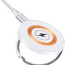 15W Fast Magnetic Wireless Charging Pad for Samsung Galaxy S25/S25 Ultra/S25 Plus/S24 FE/S24/S24 Ultra/S23/S22, Wireless Phone Charger Station Magsafe Charger for iPhone 16/16 Pro/16 Pro Max/16 Plus