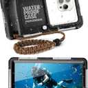Diving Waterproof Phone Case, 2025 Professional Diving Outdoor Swimming Snorkeling Surfing Underwater Photo Video Housing for iPhone 16 Pro Max/16 Pro etc. Smartphones (Black) (2TH GEN-LEFT)