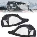 KEMIMOTO Soft Upper Doors YKK Zippers, Compatible with CFMOTO ZForce 950 HO 22-24 / Sport 20-22 (Not 23+ Sport, Trail), Fit with Side Mirrors and Windshields Soft Cab Enclosures 2 Upper Windows