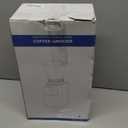 Conical Burr Espresso Coffee Grinder Electric, Coffee Bean Grinder for Home Use Upgraded 48 Grind Settings, 35s Precision Timer, Anti-Static for Pour Over/Drip/French Press, Stainless Steel Black