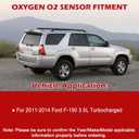 Kessocco O2 Oxygen Sensor Set for 2011-2014 Ford F150 3.5L V6 Turbocharged | 5-Wire Upstream and 4-Wire Downstream Oxygen Sensors For 2011-2014 Ford F150 3.5L V6 Replace 234-5076 234-5113 234-4490