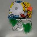 Potaroma Interactive Cat Feather Toys, Hide and Seek Concealed Moving Feather Wand, Rechargeable Touch Activated Indoor Kitten Exercise Kicker, Mouse Squeaky, Graffiti Cover