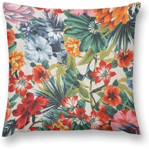 Flowers Plush Body Pillow Cover Soft Sofa Pillow Cases Durable Body Pillowcases 18 "x18