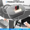 SXCY for 2025 2026 Mini Cooper Center Console Organizer [F65 F66 Gas Version Only] for 2025 2026 Mini Cooper Accessories Front Center Console Tray 2026 Cooper Armrest Console Organizer Storage